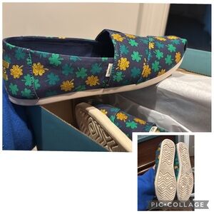 Toms st Patrick’s day Canvas Slip-On Shoes